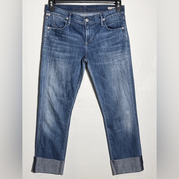 Citizens Of Humanity COH Dani Cropped Straight Blue Ankle Jeans sz 27 - Picture 3 of 15